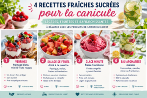 Desserts pour la canicule - les 3 fermes